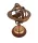 Astrolab decorativ Giftdeco AMG140, alama si lemn, auriu, 21 cm