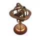 Astrolab decorativ Giftdeco AMG140, alama si lemn, auriu, 21 cm