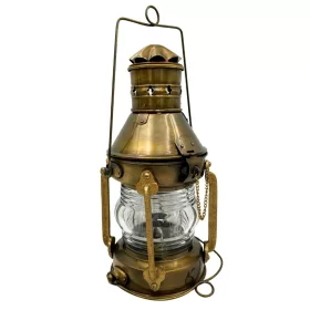   Lampa nautica retro Giftdeco SL9, metal, aspect alama invechita, 34 x 16 cm