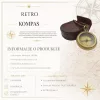 Busolă Giftdeco, alamă și piele, lățime 100 cm, lungime 40 cm, stil retro, clasic