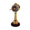 Telegraf naval decorativ Giftdeco COM-2005 – alamă, lemn, 16 cm