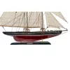Machetă navala Giftdeco BL80, lemn, 80 x 12,5 x 65 cm, stil nautic