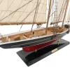 Machetă navala Giftdeco BL80, lemn, 80 x 12,5 x 65 cm, stil nautic