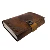 Caiet Giftdeco AH01 cu Arborele Vietii, piele de capra, 200 pagini, 18 x 13 cm
