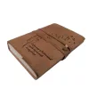 Jurnal Giftdeco AH04, piele de bivol, inscriptie motivanta, 200 pagini, 18 x 13 cm, stil vintage