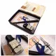 Set de caligrafie Giftdeco 5422 cu doua penite, calimara si cutie cadou, 12,5 x 8,5 x 3 cm