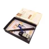 Set de caligrafie Giftdeco 5422 cu doua penite, calimara si cutie cadou, 12,5 x 8,5 x 3 cm