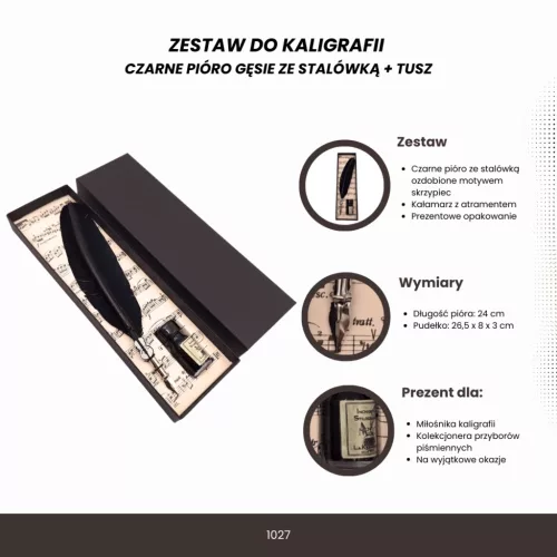Set de caligrafie La Kaligrafica, lungime 24 cm
