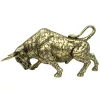 Figurină taur Giftdeco 43111Y1, rășină, auriu-negru, 33,3 x 10,4 x 16,3 cm