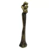 Figurină mamă cu copil Giftdeco E43586, rășină, auriu-negru, 5,5 x 5,2 x 26,8 cm