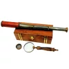 Set cadou retro Giftdeco NC102369, luneta, compas si lupa