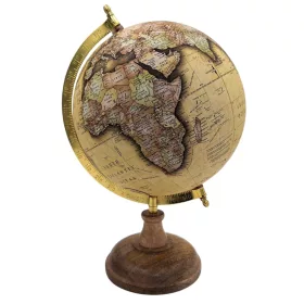   Glob decorativ vintage Giftdeco NC2590 – 32 cm, bază din lemn