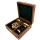 Set cadou retro Giftdeco NC102365 – busolă, lunetă și clepsidră