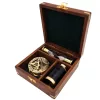 Set cadou retro Giftdeco NC102365 – busolă, lunetă și clepsidră