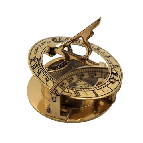 Set cadou retro Giftdeco NC102365 – busolă, lunetă și clepsidră