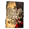 Jurnal Giftdeco AH13, piele de capra și metal, 15 x 10 cm, stil retro, vintage