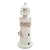 Far decorativ Giftdeco DT2509 din lemn, 9,5 x 9,5 x 25 cm, stil nautic