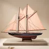 Machetă navală Bluenose Giftdeco 518-78B – 78 x 11,5 x 66 cm, lemn și pânză