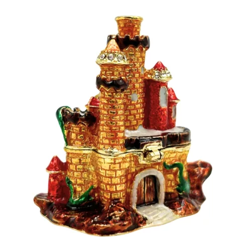 Casetă decorativa Giftdeco HX580, metal, 6,5 x 4,5 x 7,5 cm