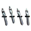 Set caligrafie Giftdeco EE5, pană de gâscă gri, 6 penițe și cerneală 15 ml