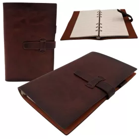 Jurnal Giftdeco EE3, piele, stil retro, vintage, clasic
