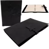 Jurnal A5 Giftdeco EE4 din piele naturala, negru, stil retro