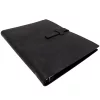 Jurnal A5 Giftdeco EE4 din piele naturala, negru, stil retro