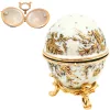 Cutie pentru bijuterii Giftdeco B0794-00, metal, 4,5 x 4,5 x 6,3 cm
