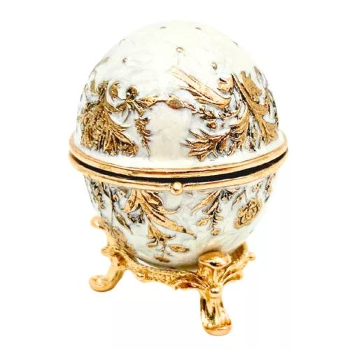 Cutie pentru bijuterii Giftdeco B0794-00, metal, 4,5 x 4,5 x 6,3 cm