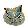 Cutie pentru bijuterii Giftdeco B0782-00BL, metal, 3,5 x 5 x 3,5 cm