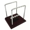 Pendul Newton Giftdeco YG002BW, lemn MDF si bile din otel cromat, 14 cm