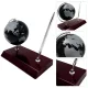 Set de birou Giftdeco WBK – glob din sticlă și suport pix