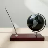 Set de birou Giftdeco WBK – glob din sticlă și suport pix