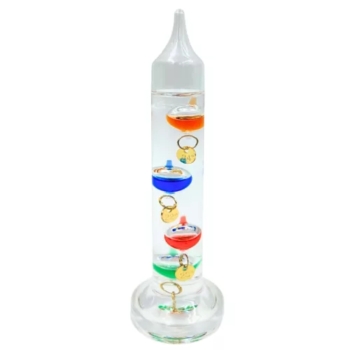 Termometru Galilei Giftdeco GA10, sticla, 15 cm