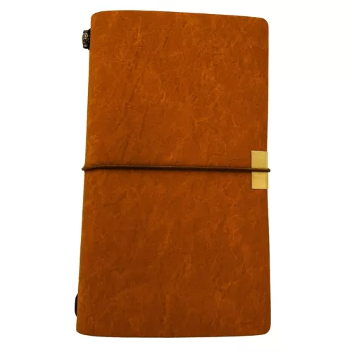 Obiect decorativ Giftdeco EE7, piele și metal, 20 x 12 cm