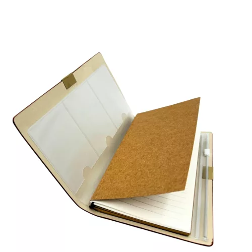 Obiect decorativ Giftdeco EE7, piele și metal, 20 x 12 cm