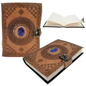 Jurnal Giftdeco AH16, piele de bivol, 18 x 13 cm, stil retro