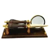 Set lupa si cutit de hartie Giftdeco MG546, lemn si metal
