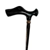 Baston pliabil Giftdeco NC103354, lemn și mâner din alamă, lungime maximă 94 cm
