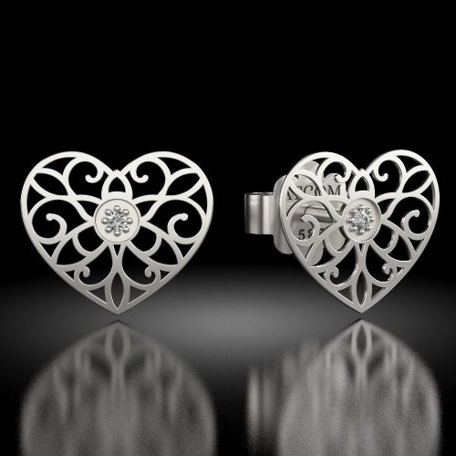 Cercei din argint model 24