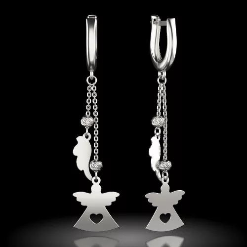 Cercei din argint model 30