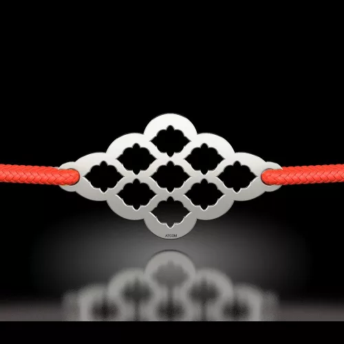 Bratara din argint cu snur model 62