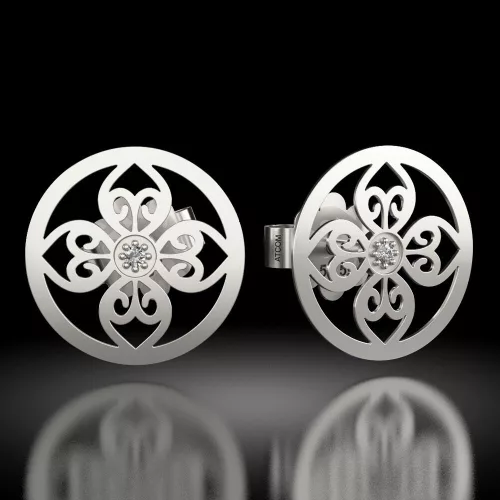 Cercei din argint model 64