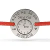 Bratara din argint model Birthday Clock