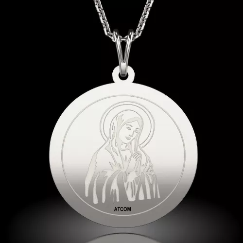 Lantisor cu pandantiv din argint model Banut ortodox 1