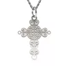 Lantisor cu pandantiv din argint model Cruce crestina