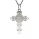 Lantisor cu pandantiv din argint model Cruce crestina