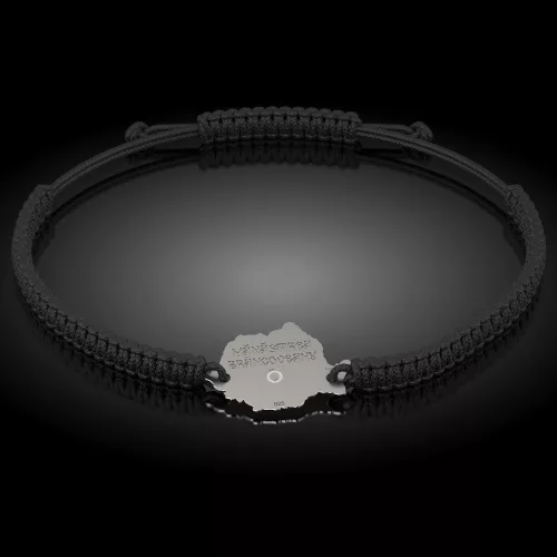 Bratara din argint cu snur model Ortodox 12