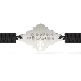 Bratara din argint cu snur model Ortodox 13