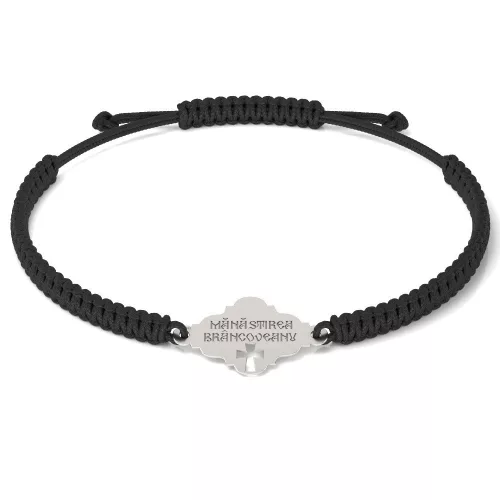 Bratara din argint cu snur model Ortodox 13